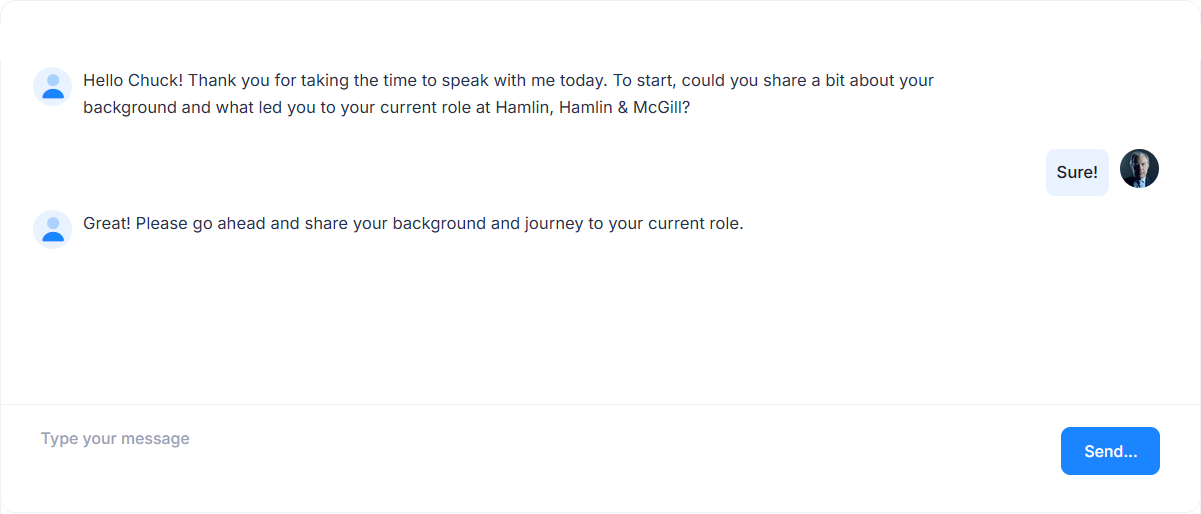 Real-time follow-up question
